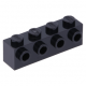 LEGO kocka 1x4 oldalán négy bütyökkel, fekete (30414)